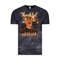 Cloud Black Thankful grateful and Blessed black man sneakers Vintage Tee - RanaPortraitStore