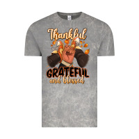 Cloud Rock Thankful grateful and Blessed black man sneakers Vintage Tee - RanaPortraitStore