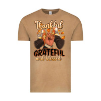 Vintage Camel Thankful grateful and Blessed black man sneakers Vintage Tee - RanaPortraitStore