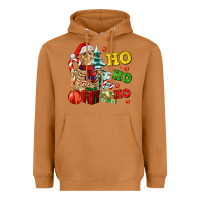 Meerkat Christmas ho ho ho skeleton Heavyweight Hoodie - AdoDesignShop