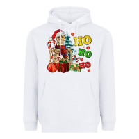 White Christmas ho ho ho skeleton Heavyweight Hoodie - AdoDesignShop