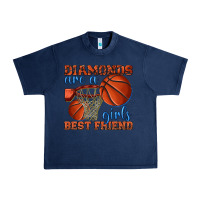 Navy diamonds are a girls best friend basketball Urban Heavy Tee - texasbilliewilder
