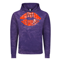 Cloud Purple basketball lips Vintage Hoodie - AdoDesignShop