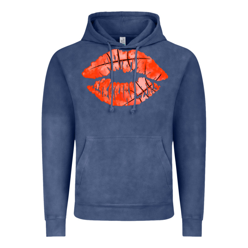 Basketball Lips Vintage Hoodie by AdoDesignShop | Teevron