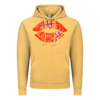 Vintage Mustard basketball lips Vintage Hoodie - AdoDesignShop