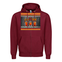 Burgundy proud dadtumbler Zipper Hoodie - HRA Design Shop