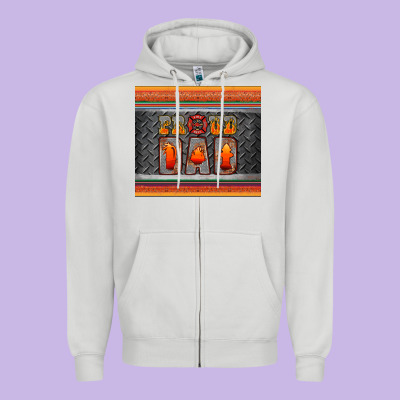 Proud Dadtumbler Zipper Hoodie Designed By Hra Design Shop