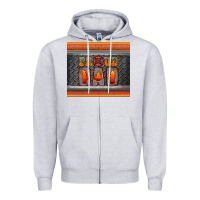 Heather Grey proud dadtumbler Zipper Hoodie - HRA Design Shop