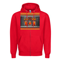 Red proud dadtumbler Zipper Hoodie - HRA Design Shop