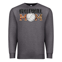 Charcoal Heather volleyball mom Premium Sweatshirt - AdoDesignShop