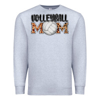 Heather Grey volleyball mom Premium Sweatshirt - AdoDesignShop