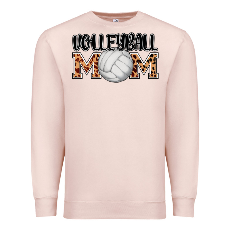 Volleyball Mom Premium Sweatshirt by AdoDesignShop | Teevron