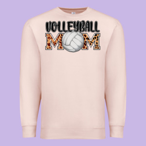 Volleyball Mom Premium Sweatshirt Designed By Adodesignshop