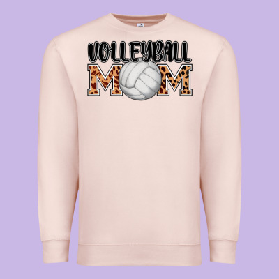 Volleyball Mom Premium Sweatshirt Designed By Adodesignshop