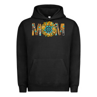 Pigment Black Western Mom With Gemstone And Sunflower Urban Hoodie - BundleAndBundleShop