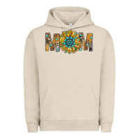 Pigment French Oak Western Mom With Gemstone And Sunflower Urban Hoodie - BundleAndBundleShop