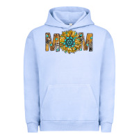 Pigment Grape Ice Western Mom With Gemstone And Sunflower Urban Hoodie - BundleAndBundleShop