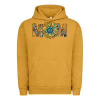 Pigment Peanut Butter Western Mom With Gemstone And Sunflower Urban Hoodie - BundleAndBundleShop