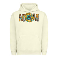 Pigment Pistachio Western Mom With Gemstone And Sunflower Urban Hoodie - BundleAndBundleShop