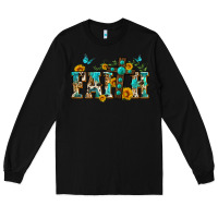 Black western faith Long Sleeve Tee - Zillion Design Studio