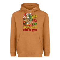 Meerkat Christmas ho ho ho holy shit what a year skeleton Heavyweight Hoodie - AdoDesignShop