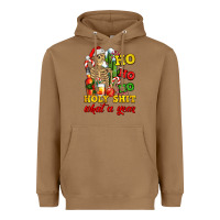 Toasted Coconut Christmas ho ho ho holy shit what a year skeleton Heavyweight Hoodie - AdoDesignShop