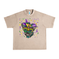 French Oak Mardi gras mask french bulldog Urban Heavy Tee - RanaPortraitStore