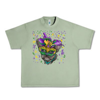 Mardi Gras Mask French Bulldog Urban Heavy Tee | Teevron