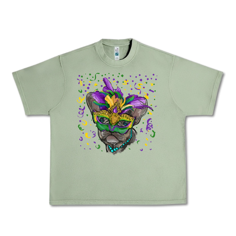 Mardi Gras Mask French Bulldog Urban Heavy Tee by RanaPortraitStore | Teevron