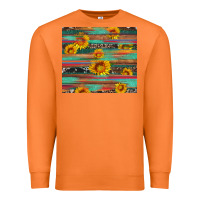 Carrot sunflower serape wood and cowhide Premium Sweatshirt - Artiststas