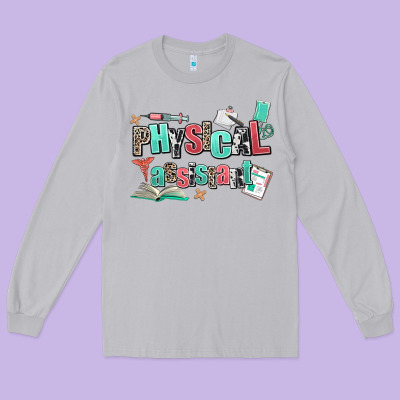 Physical Assistant Long Sleeve Tee Designed By Adodesignshop