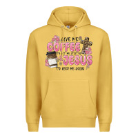 Antique Gold give me coffee jesus Premium Hoodie - MaliasSmallBusiness