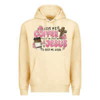 Pina Colada give me coffee jesus Premium Hoodie - MaliasSmallBusiness