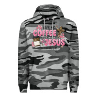 Slate Camo give me coffee jesus Premium Hoodie - MaliasSmallBusiness