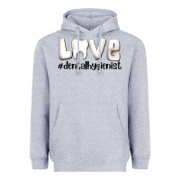 Heather Grey love dental hygienist Heavyweight Hoodie - AdoDesignShop