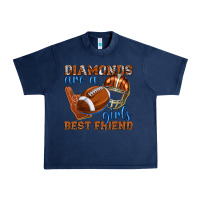 Navy diamonds are a girls best friend football Urban Heavy Tee - texasbilliewilder