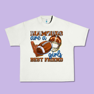 Urban Heavy Tee diamonds are a girls best friend football