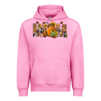 Fuchsia Pink Western Mom With Pumpkins Urban Hoodie - BundleAndBundleShop