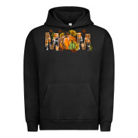 Pigment Black Western Mom With Pumpkins Urban Hoodie - BundleAndBundleShop