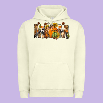Western Mom With Pumpkins Urban Hoodie Designed By Bundleandbundleshop