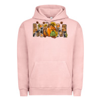 Pigment Salmon Western Mom With Pumpkins Urban Hoodie - BundleAndBundleShop
