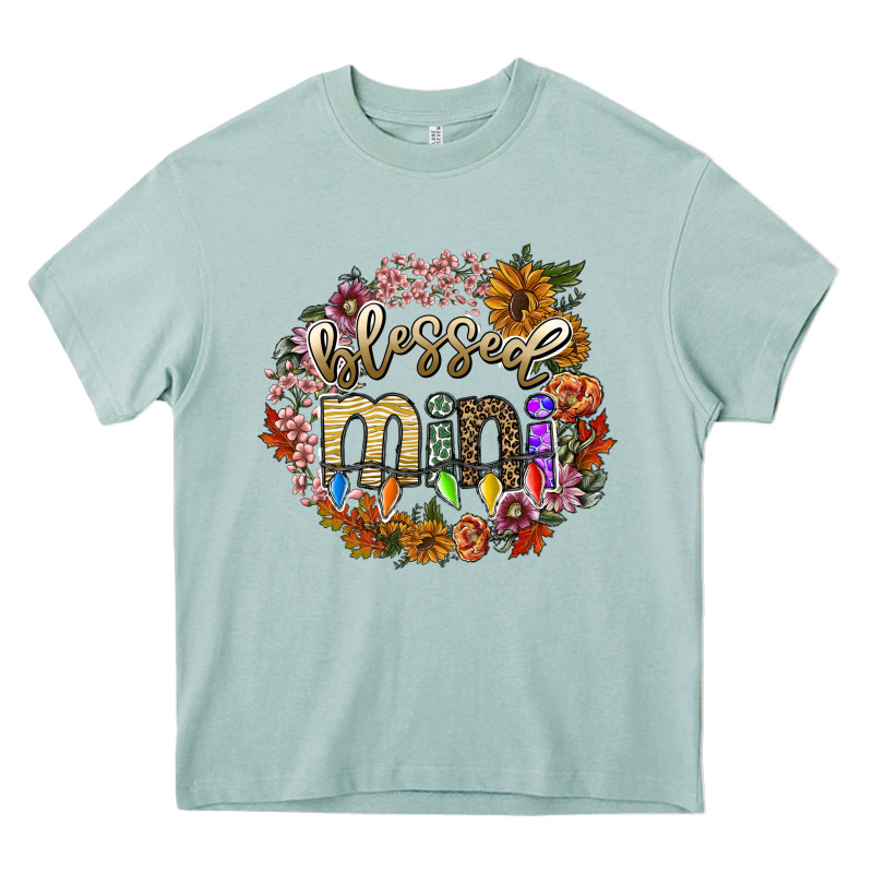 Blessed Mini Heavy Core Tee by SublimationCraftShop | Teevron