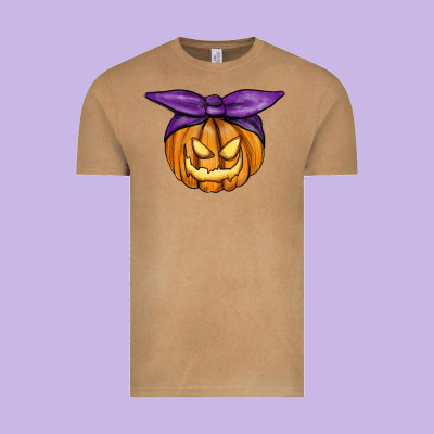 Vintage Tee Jack O' Lantern Halloween Pumpkin