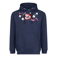 Navy dentist elements Heavyweight Hoodie - AdoDesignShop