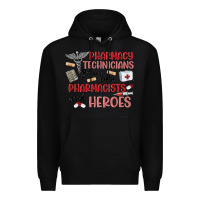 Black pharmacy technicians Premium Hoodie - MaliasSmallBusiness