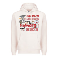 Pale Pink pharmacy technicians Premium Hoodie - MaliasSmallBusiness