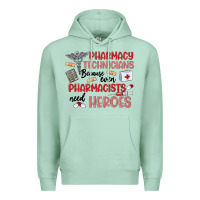 Seafoam pharmacy technicians Premium Hoodie - MaliasSmallBusiness