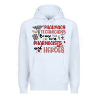 White pharmacy technicians Premium Hoodie - MaliasSmallBusiness