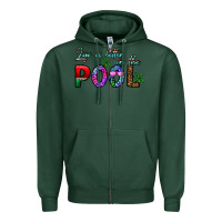 Sports Green life is better İn the pool Zipper Hoodie - CowhideDigitalArt