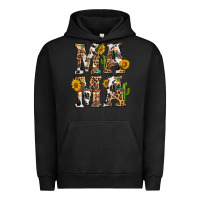 Pigment Black Western Mama With Sunflowers Urban Hoodie - BundleAndBundleShop